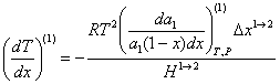 van der Waals differential Equation